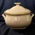 Wedgwood drabware sugar bowl & lid, c. 1820-0
