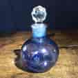 Cut Glass perfume with blue flash surface, c. 1910-0
