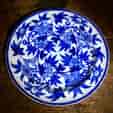 Wedgwood plate, printed with oriental foliage pattern, c. 1825-0