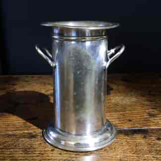 Silver plate miniature cream can, c. 1920 -0