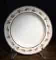 Wedgwood Creamware plate, grapevine border, c. 1800-0