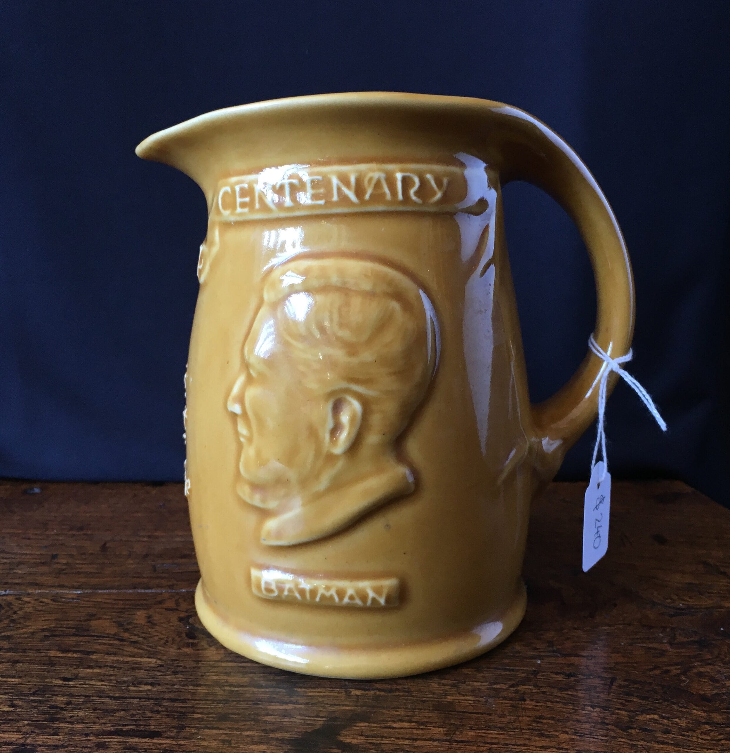 Hoffman Australian Pottery jug, 1934 Melbourne Centenary jug with Bateman & Fawkner-0