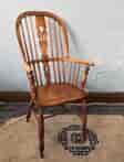 Elm Windsor arm chair, 19th century -0