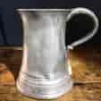 Victorian Pewter pint tankard, 19th century-0