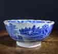 Spode porcelain waste bowl, 'Pagoda' pattern, c. 1815 -0