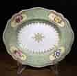 Chamberlains Worcester oval dish, flowers in reserves, c.1825 -0