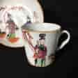 Chamberlains Worcester cup & saucer, C.1796-8-0