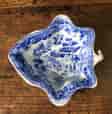 Staffordshire Pottery Willow Pattern pickle dish, c.1830.-0