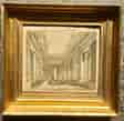 Smith, George: 'State Drawing Room' design print, Neoclassical interior 1808 -0