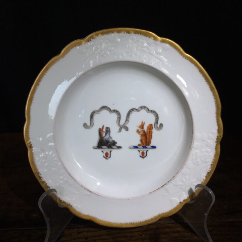Spode armorial plate, Ingilby of Ripley Castle, c. 1820 -0