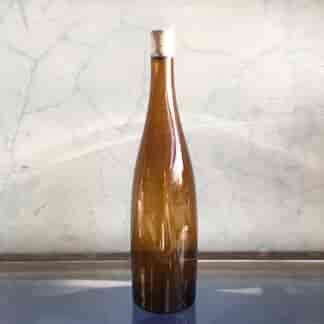 Amber glass decanter, C. 1820 -0