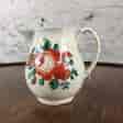 Creamware milk jug with rose pattern, C. 1765 -0