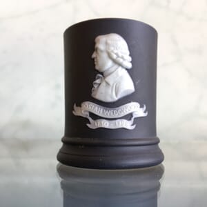 Josiah Wedgwood Museum commemorative portrait small black jasper