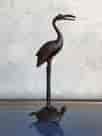 Japanese bronze figure of a crane on a turtle, 19th century-0