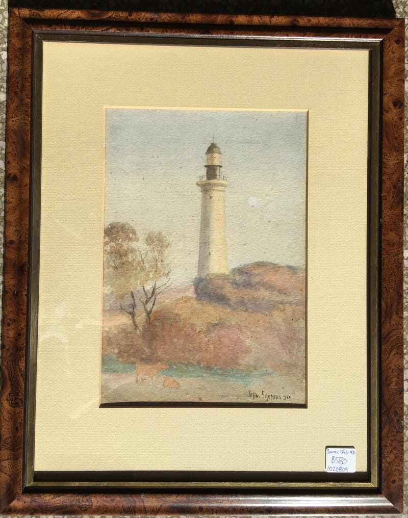 John Sommers senior (1846-1930) - Aireys Inlet Lighthouse, 1920's-0