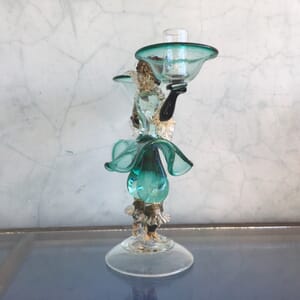 Murano Glass 'blackamoor' candlestick figure, mid 20th century