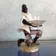 Murano Glass 'kneeling blackamoor' candlestick figure, mid 20th century-0