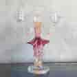 Murano Glass double candlestick figure in Ruby glass, mid 20th century-0