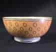 Chamberlains Worcester bowl, fawn & gold dec, C. 1815 -0