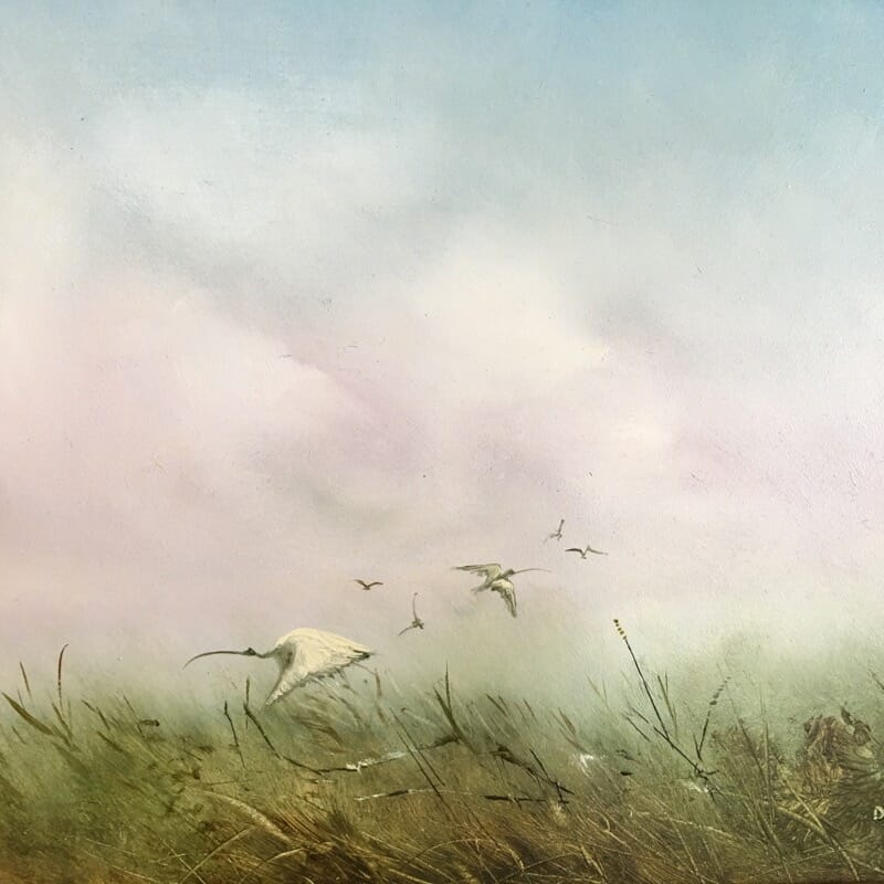 Lucette DaLozzo oil painting - 'Light as the Wind' c.1975-26167