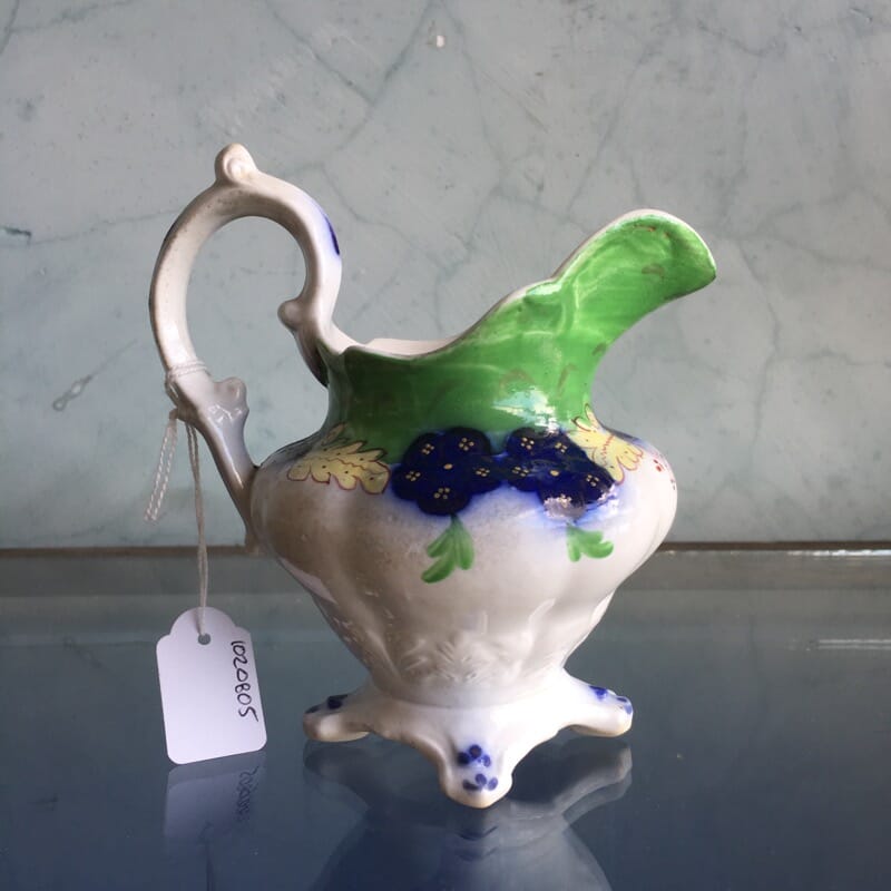 English porcelain milk jug, Samuel Alcock c. 1845-0