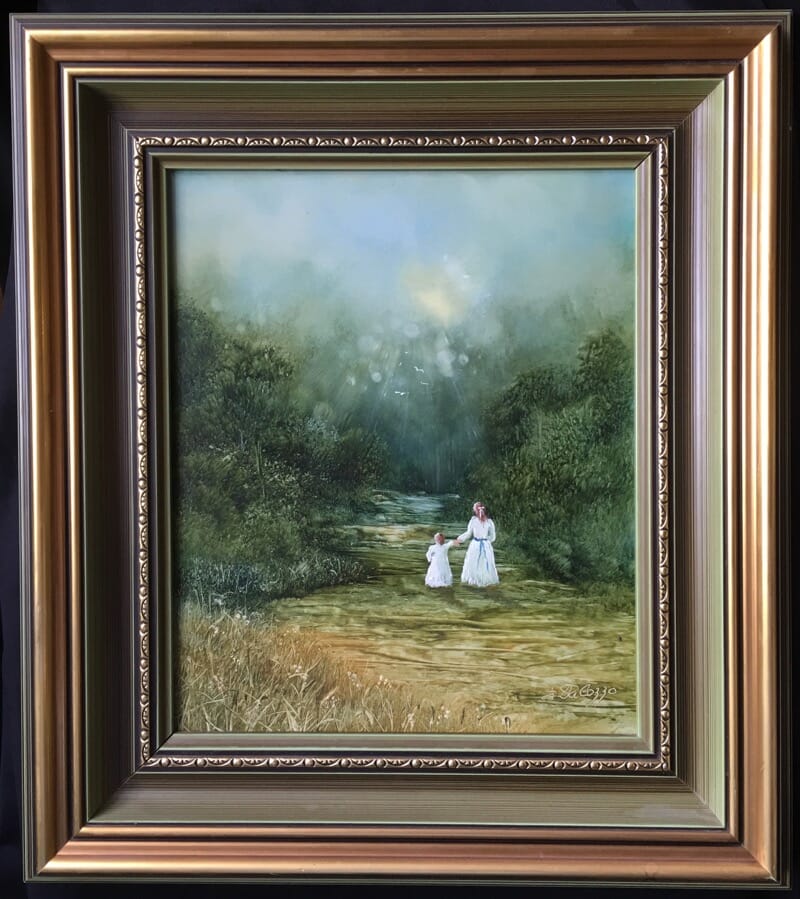 Lucette DaLozzo oil painting - 'Pathway to Enchantment' 1978-25944