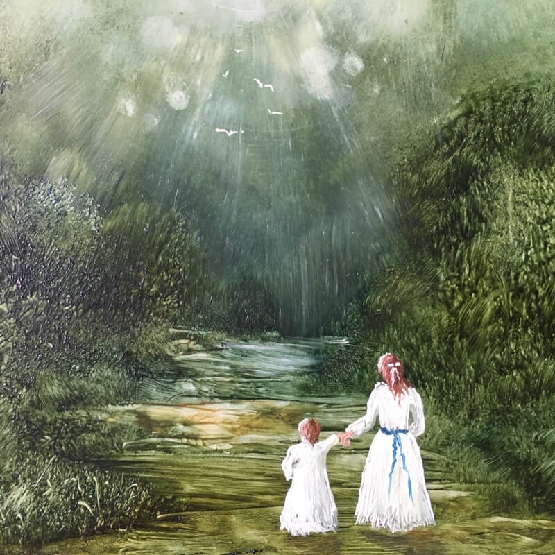 Lucette DaLozzo oil painting - 'Pathway to Enchantment' 1978-25942
