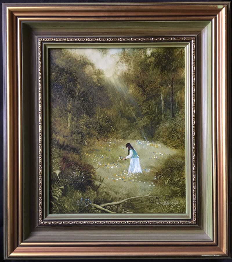 Lucette DaLozzo oil painting - 'Beautiful Glade' c. 1975-0