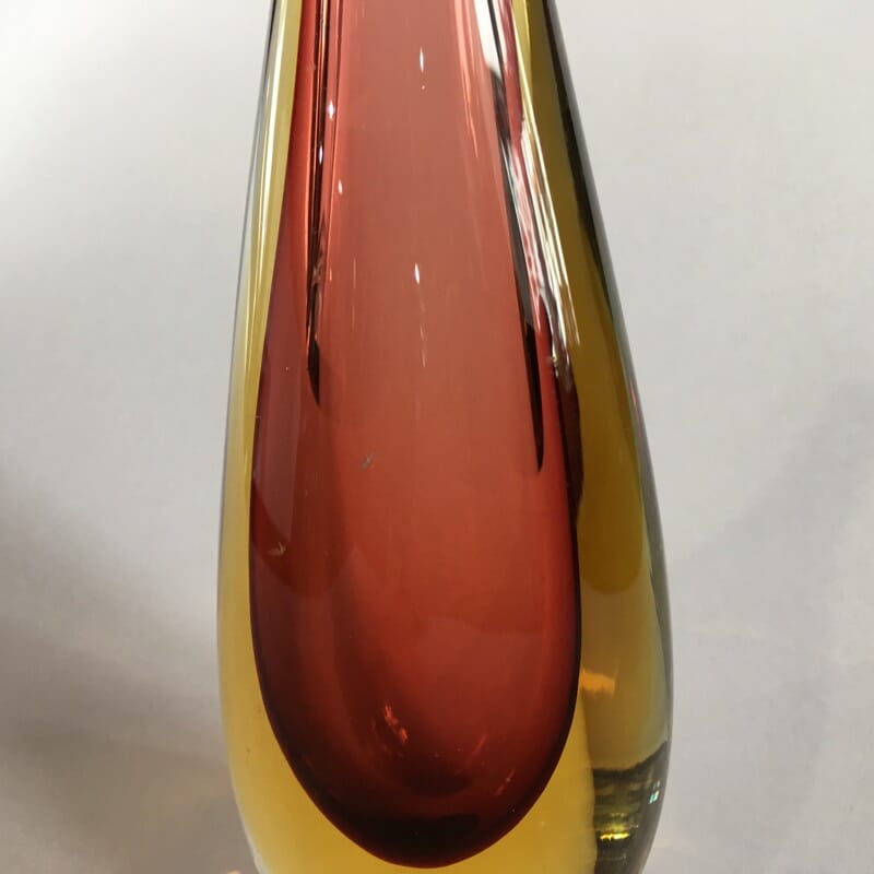 Murano Glass vase, probably Seguso, mid 20th century -28845