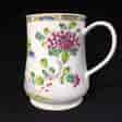 Large Bow tankard with famille rose flowers, c. 1760-0