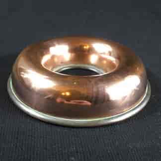 Small copper mould, circular form, c. 1900-0