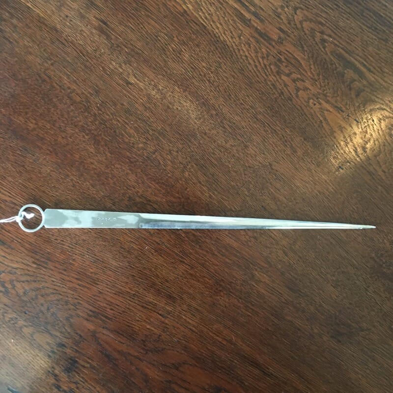 Silver Plated meat skewer , Mappin Brothers, c. 1900-0