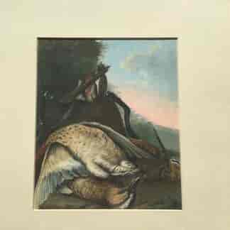Gouache of a day’s hunt, 19th century -0