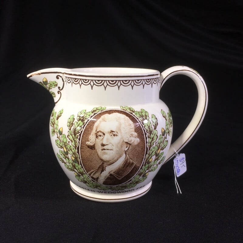 Wedgwood creamware commemorative jug, -0