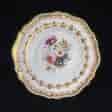 Copeland & Garrett 'Feldspar Porcelain' plate, flower group #4033, c.1840 -0