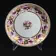 Spode porcelain saucerdish, pattern #889, circa 1805 -0