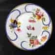 Derby plate in the Sèvres manner, superb flowers, c.1810 -0