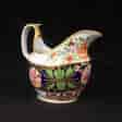 Coalport porcelain milk jug, Imari pattern with birds, c. 1810-0
