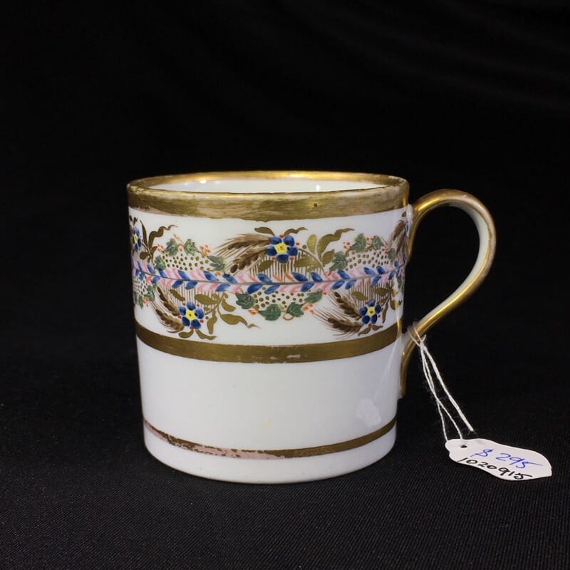 English porcelain coffee can, attributed to Neale & Co, c.1790-0