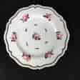 Flight Barr & Barr plate, roseheads & forget-me-nots, c. 1807-13-0