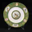 Minton plate, superb 'Sevres' decoration, birds after Bouffon, c. 1840 -0