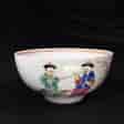 Worcester bowl, Chinese Family decoration, c. 1760-0