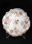 Bowers trio, 'Dresden Wreath' pattern, c. 1850 -0