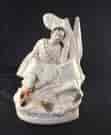 Staffordshire pottery figure of a sleeping Soldier, c. 1860 -0