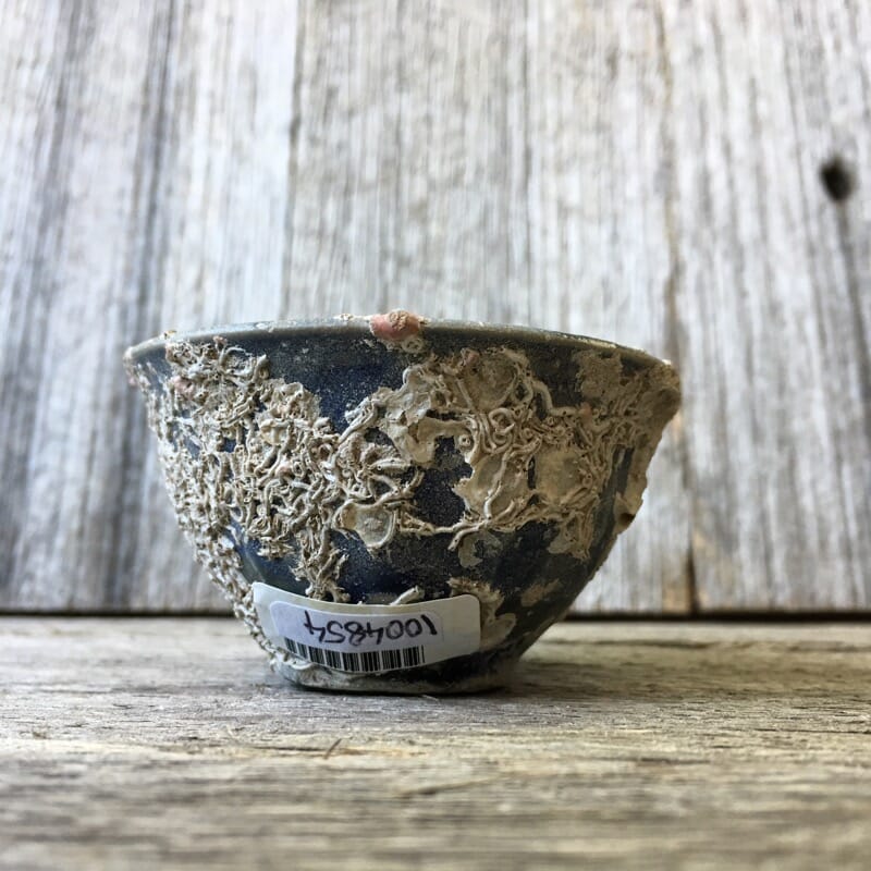 Hoi An Shipwreck: Vietnamese deep-blue glaze wine cup, C. 1480. -29864