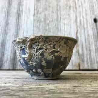 Hoi An Shipwreck: Vietnamese deep-blue glaze wine cup, C. 1480. -0