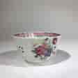 Chinese Export teabowl, famille rose flowers & insects, c. 1770-0