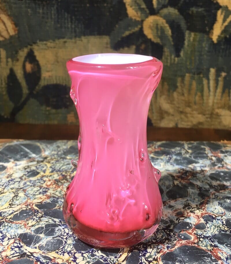 Small Victorian pink bud vase, c. 1880 -30298
