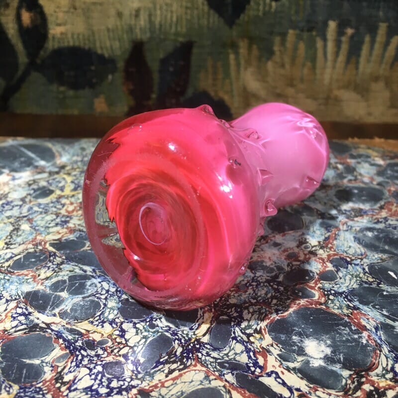 Small Victorian pink bud vase, c. 1880 -30297
