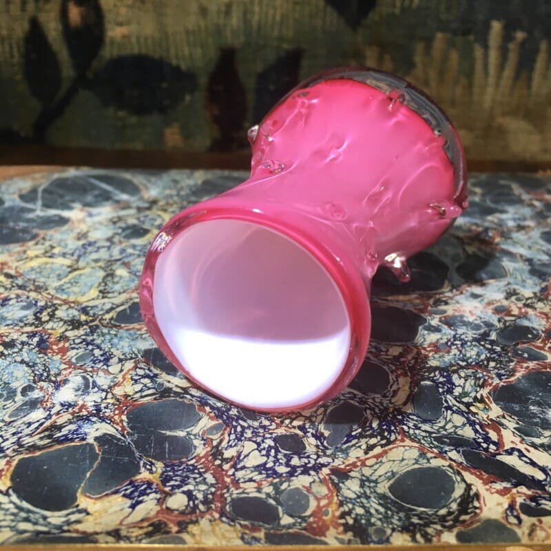 Small Victorian pink bud vase, c. 1880 -30299